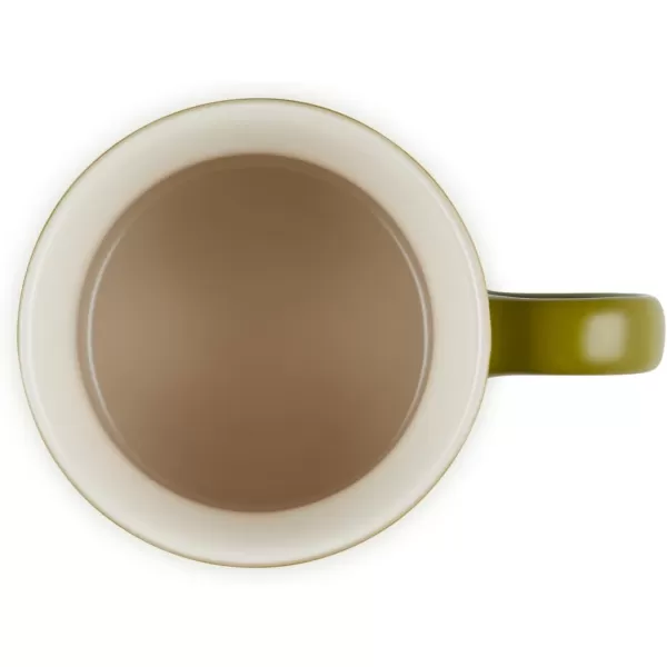 Le Creuset Olive Branch Collection Stoneware Seattle Mug, 14 oz., Olive