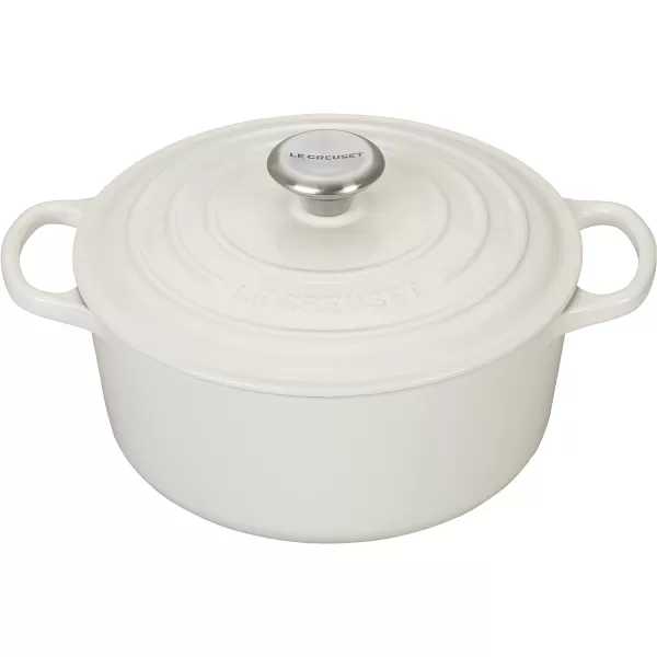 Le Creuset Signature Enameled Cast-Iron Cookware Set, 10-Piece, White