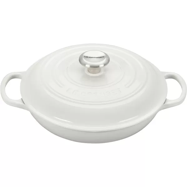 Le Creuset Signature Enameled Cast-Iron Cookware Set, 10-Piece, White