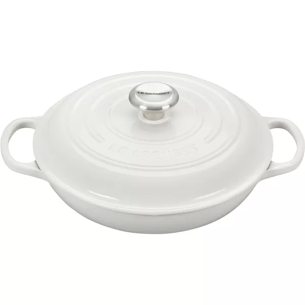 Le Creuset Signature Enameled Cast-Iron Cookware Set, 10-Piece, White