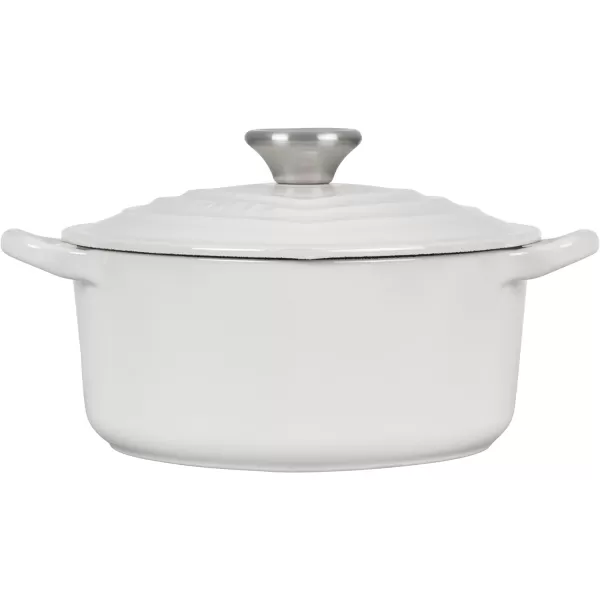 Le Creuset Signature Enameled Cast Iron Figural Heart Cocotte, 2 Quart, Coastal Blue with Stainless Steel Knob