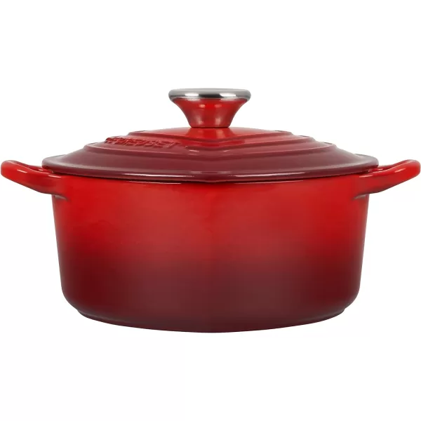 Le Creuset Signature Enameled Cast Iron Figural Heart Cocotte, 2 Quart, Coastal Blue with Stainless Steel Knob