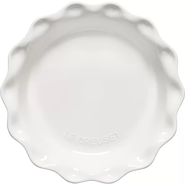 Le Creuset Stoneware 9" Heritage Pie Dish, Cerise