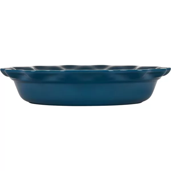Le Creuset Stoneware 9" Heritage Pie Dish, Cerise