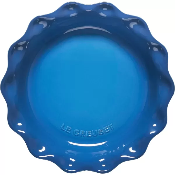 Le Creuset Stoneware 9" Heritage Pie Dish, Cerise