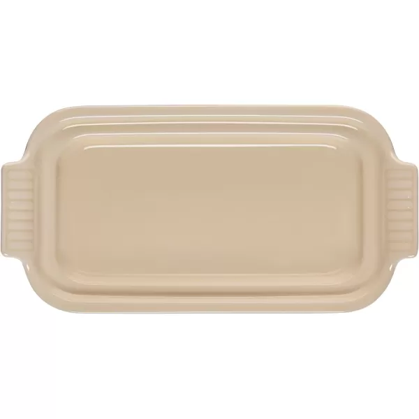 Le Creuset Stoneware Heritage Butter Dish, White