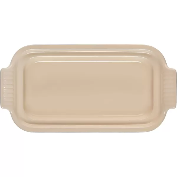 Le Creuset Stoneware Heritage Butter Dish, White