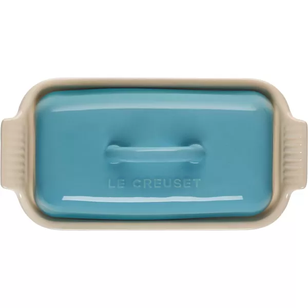 Le Creuset Stoneware Heritage Butter Dish, White