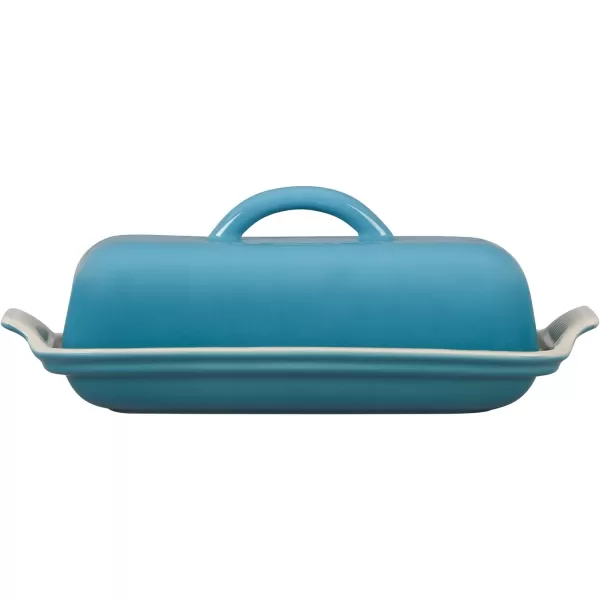 Le Creuset Stoneware Heritage Butter Dish, White