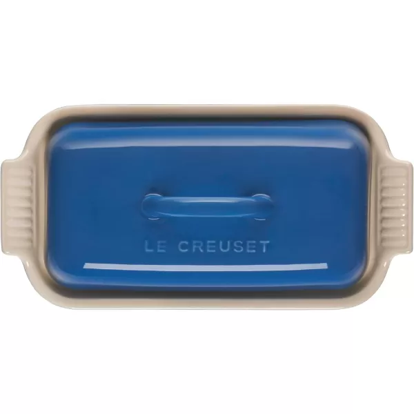 Le Creuset Stoneware Heritage Butter Dish, White