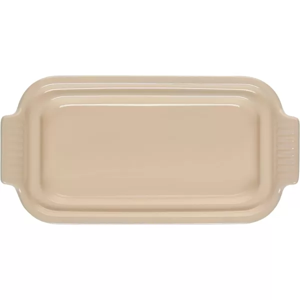 Le Creuset Stoneware Heritage Butter Dish, White