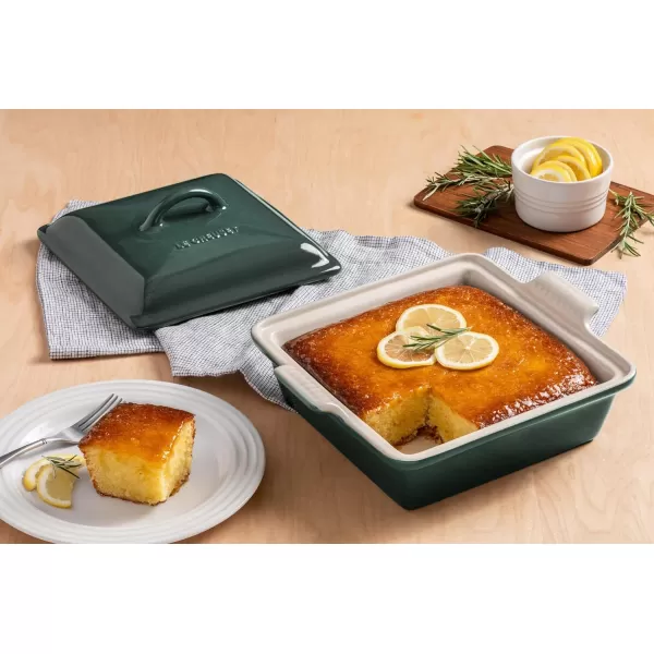 Le Creuset Stoneware Heritage Covered Square Casserole, 2.5 qt. , Marseille