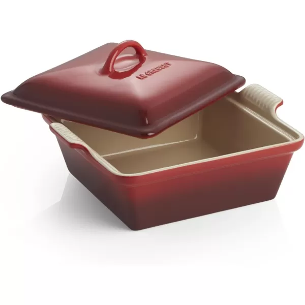 Le Creuset Stoneware Heritage Covered Square Casserole, 2.5 qt. , Marseille