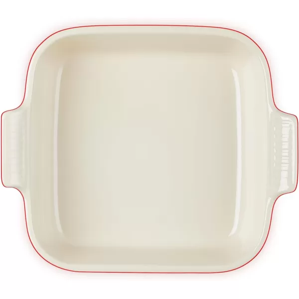 Le Creuset Stoneware Heritage Square Dish, 3 qt. , Cerise