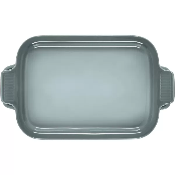 Le Creuset Stoneware Rectangular Dish with Platter Lid, 14 3/4" X 9", White