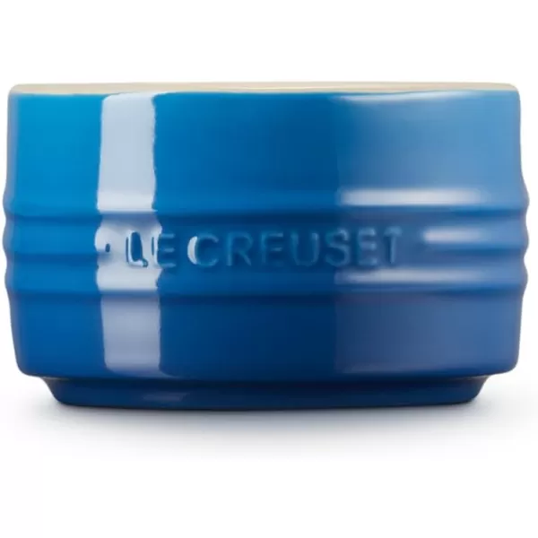 Le Creuset Stoneware Round Straight Wall Ramekin, 6.75oz., White