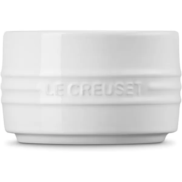 Le Creuset Stoneware Round Straight Wall Ramekin, 6.75oz., White