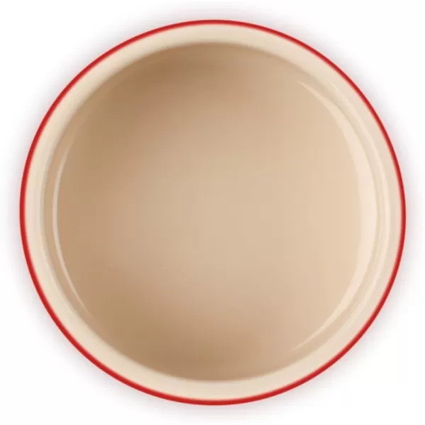 Le Creuset Stoneware Round Straight Wall Ramekin, 6.75oz., White