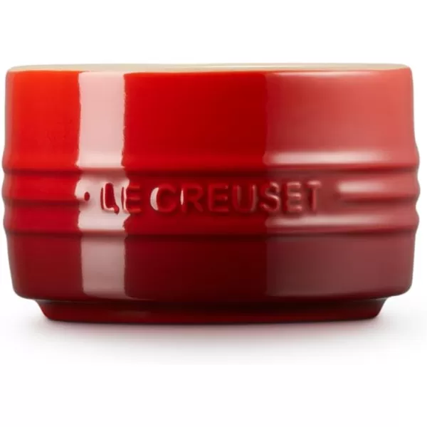 Le Creuset Stoneware Round Straight Wall Ramekin, 6.75oz., White