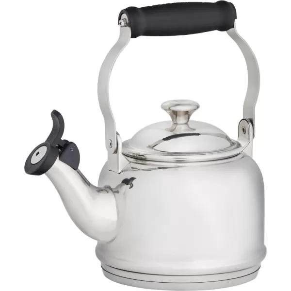 Le Creuset Demi Tea Kettle with Metal Finishes, 1.25 qt., Stainless Steel