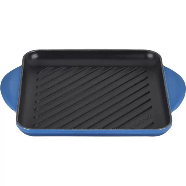 Le Creuset Enamaled Cast Iron Square Grill, 9.5", Marseille
