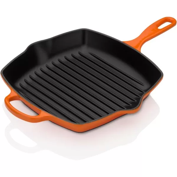 Le Creuset Enamaled Cast Iron Square Grill, 9.5", Marseille