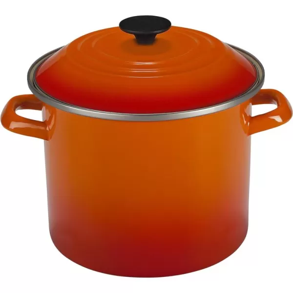 Le Creuset Enamel On Steel Stockpot, 16 qt., Cerise