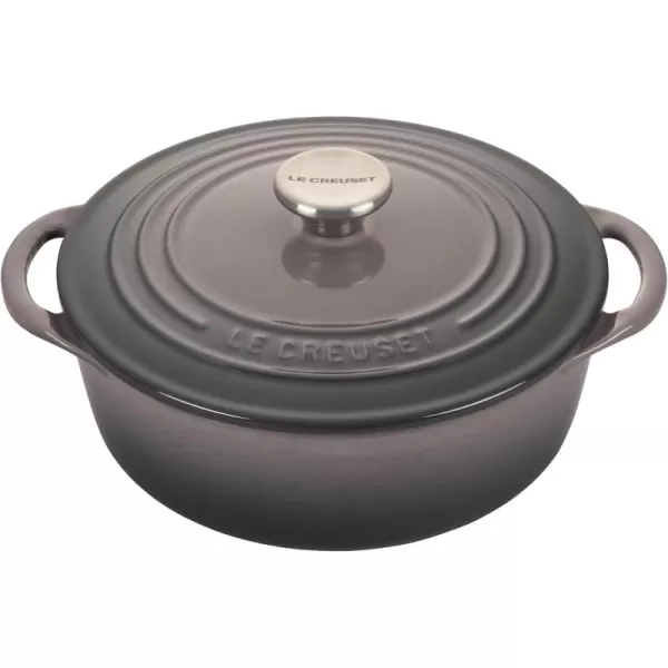 Le Creuset Enameled Cast Iron Shallow Round Oven, 2.75 Qt., Flame