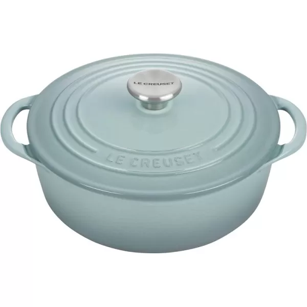 Le Creuset Enameled Cast Iron Shallow Round Oven, 2.75 Qt., Flame