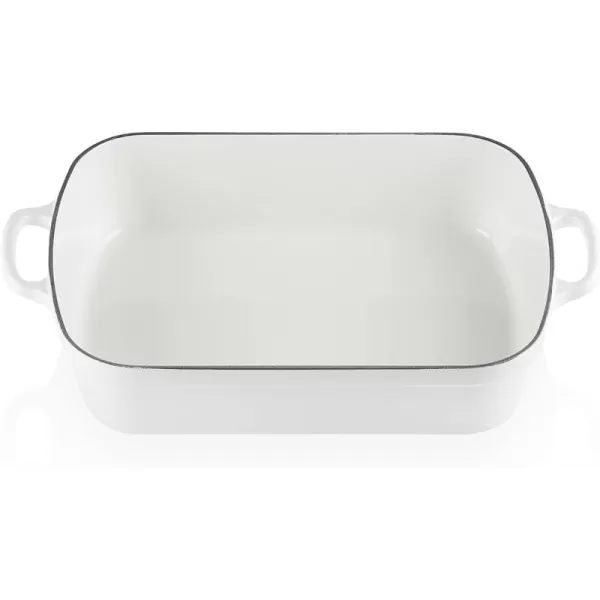 Le Creuset Enameled Cast Iron Signature Rectangular Roaster, 5.25 qt.  , White