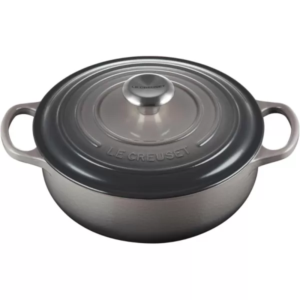 Le Creuset Enameled Cast Iron Signature Round Sauteuse, 3.5qt., Sea Salt