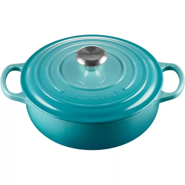 Le Creuset Enameled Cast Iron Signature Round Sauteuse, 3.5qt., Sea Salt