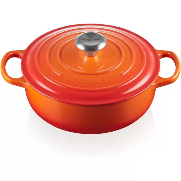 Le Creuset Enameled Cast Iron Signature Round Sauteuse, 3.5qt., Sea Salt