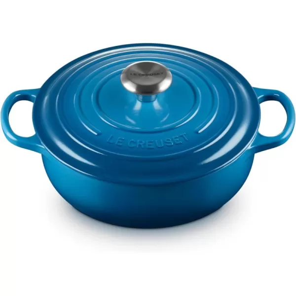Le Creuset Enameled Cast Iron Signature Round Sauteuse, 3.5qt., Sea Salt