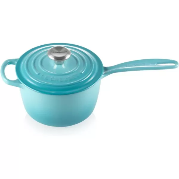 Le Creuset Enameled Cast Iron Signature Saucepan, 1.75 qt., White