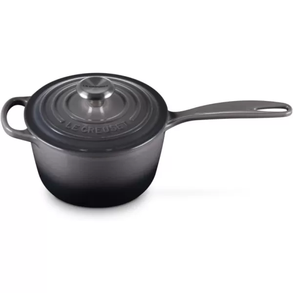 Le Creuset Enameled Cast Iron Signature Saucepan, 1.75 qt., White