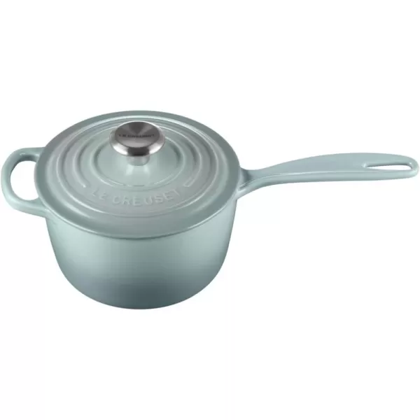 Le Creuset Enameled Cast Iron Signature Saucepan, 1.75 qt., White