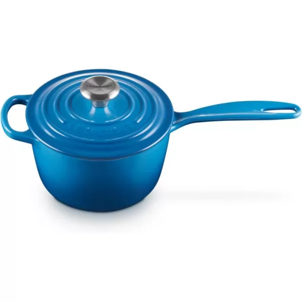 Le Creuset Enameled Cast Iron Signature Saucepan, 1.75 qt., White