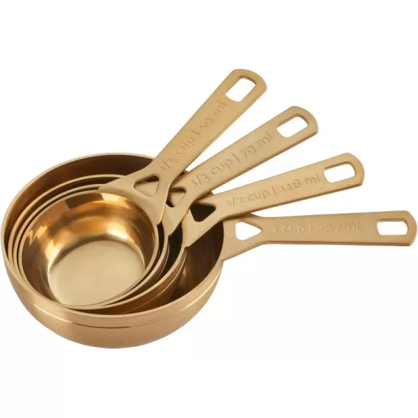 Le Creuset Measuring Spoons, Gold, Set of 5 