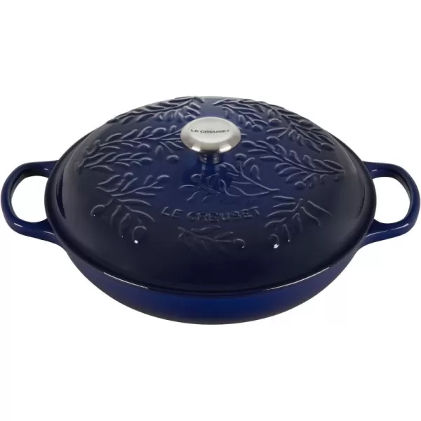 Le Creuset Olive Branch Collection Cast Iron Signature Round Braiser, 3.5 Qt., Olive