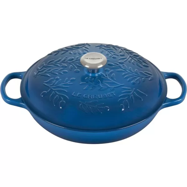 Le Creuset Olive Branch Collection Cast Iron Signature Round Braiser, 3.5 Qt., Olive