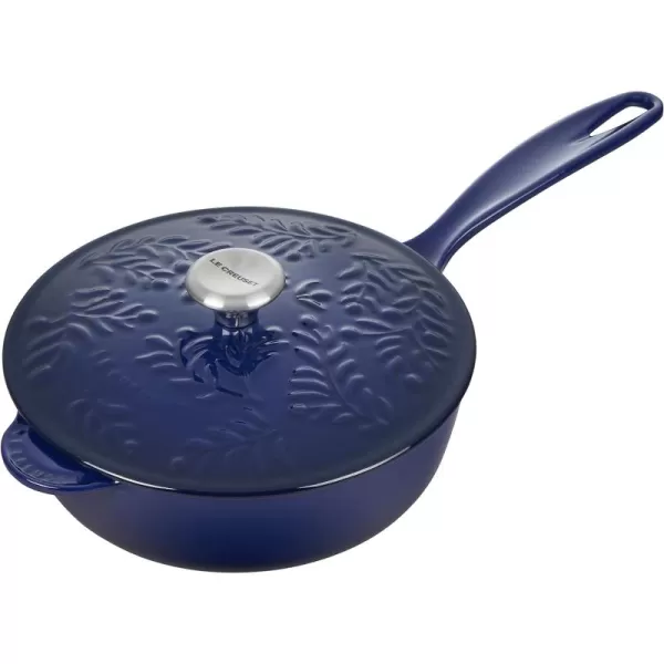 Le Creuset Olive Branch Collection Cast Iron Traditional Round Saucier, 2.25 Qt., Olive