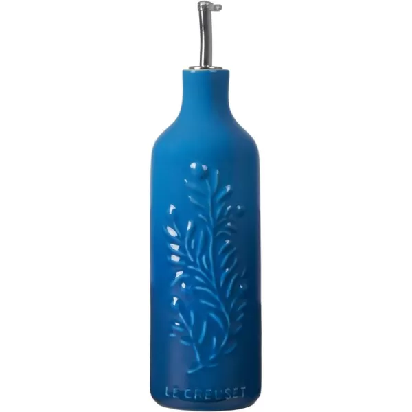 Le Creuset Olive Branch Collection Stonewear Oil Cruet, 20 oz., Olive