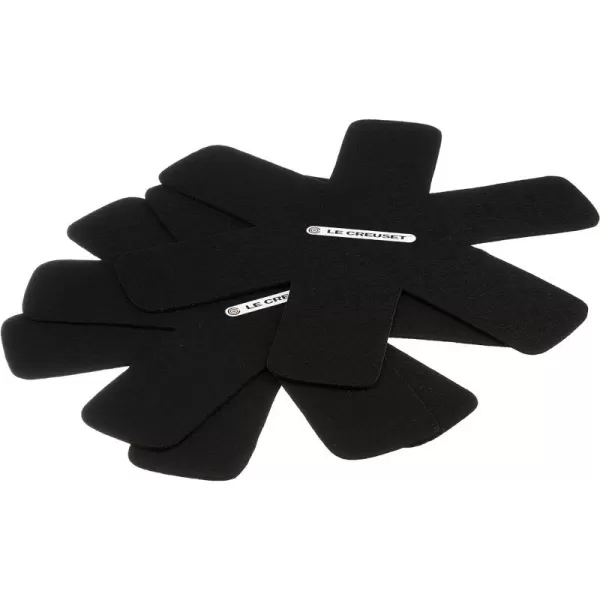 Le Creuset Set of 3 Felt Cookware Protectors - Cerise