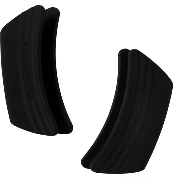 Le Creuset Silicone Set of 2 Handle Grips, 5" x 2 1/2" each, Sea Salt