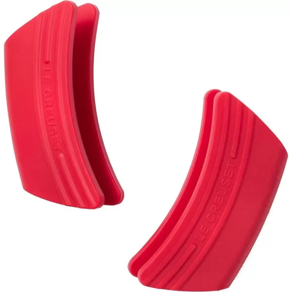 Le Creuset Silicone Set of 2 Handle Grips, 5" x 2 1/2" each, Sea Salt