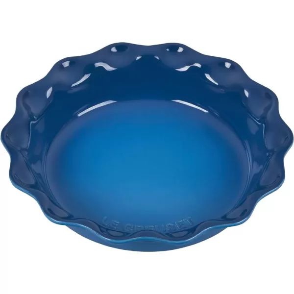 Le Creuset Stoneware 9" Heritage Pie Dish, Cerise