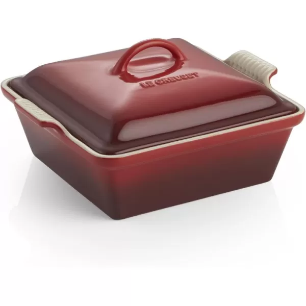 Le Creuset Stoneware Heritage Covered Square Casserole, 2.5 qt. , Marseille