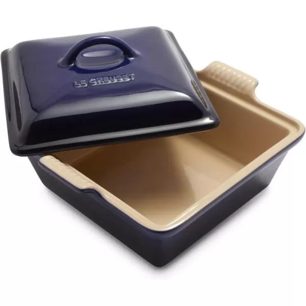 Le Creuset Stoneware Heritage Covered Square Casserole, 2.5 qt. , Marseille