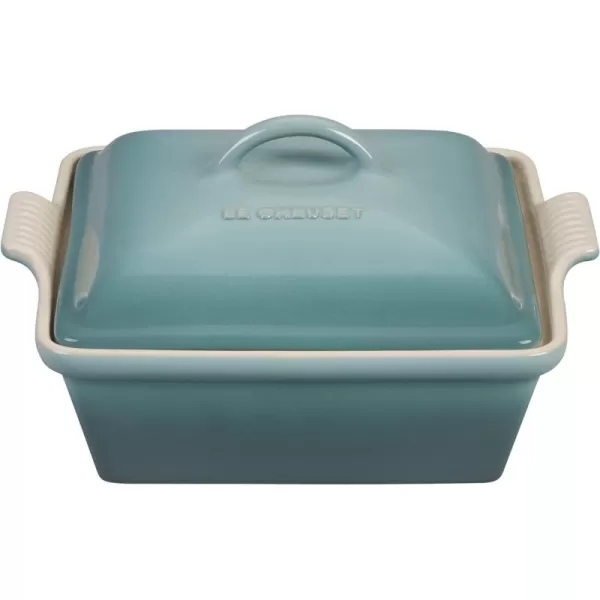 Le Creuset Stoneware Heritage Covered Square Casserole, 2.5 qt. , Marseille